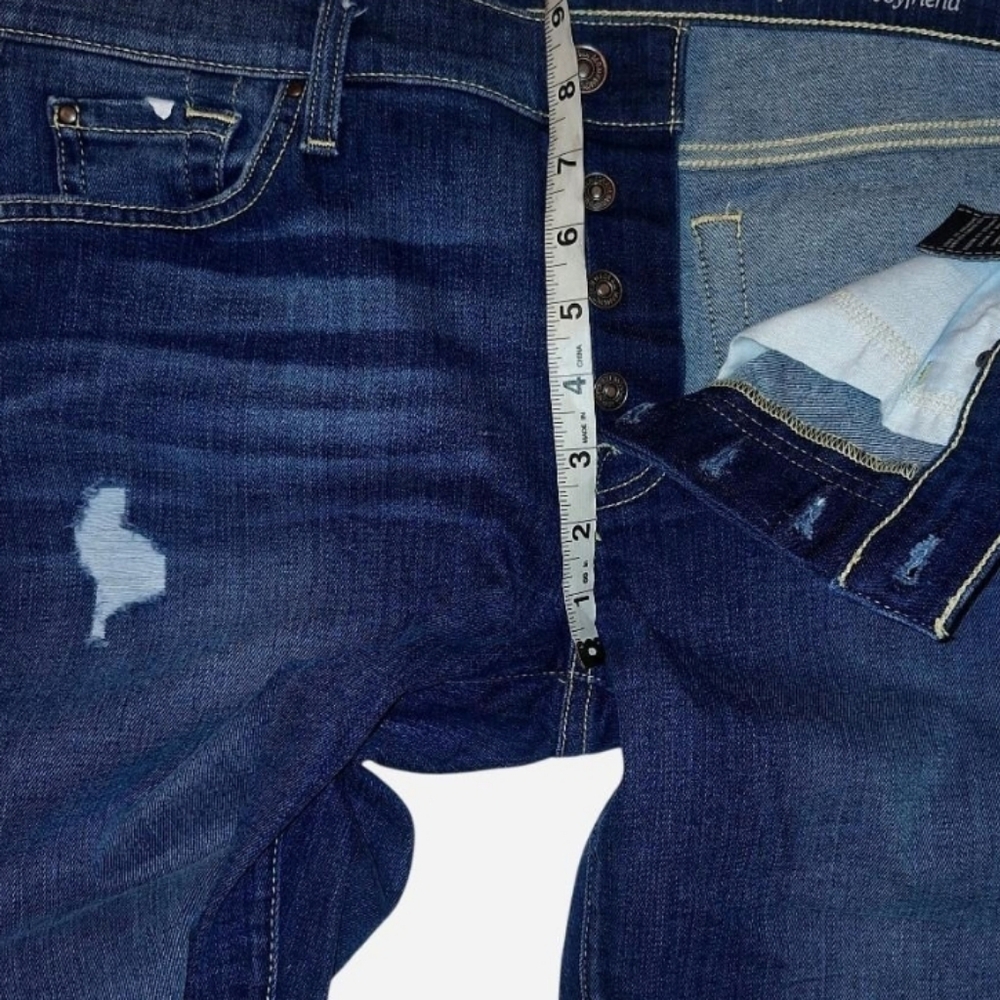 *FINAL DISCOUNT*7 For All Mankind Distressed Boyfriend Jeans NEW - Picture 4 of 7